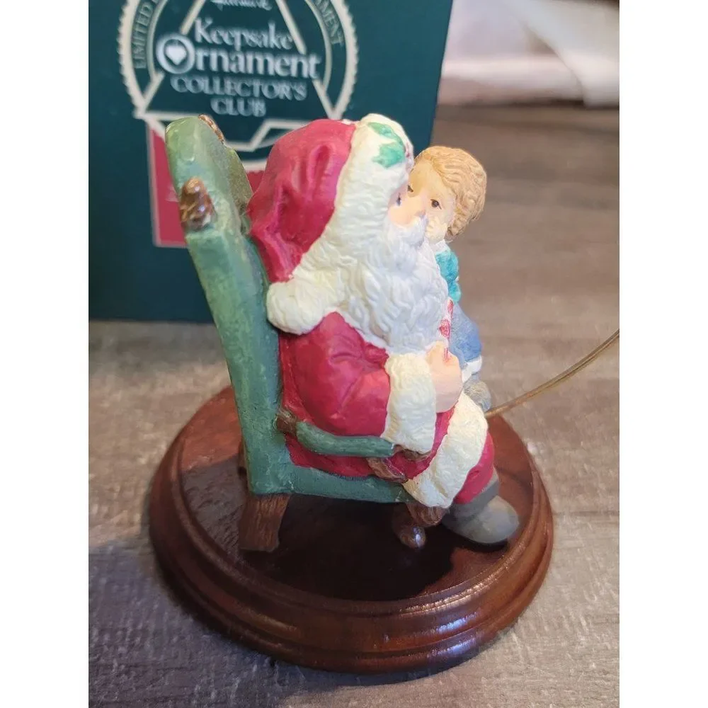 Hallmark 1991 secrets for Santa‎ AS IS ornament Xmas decor